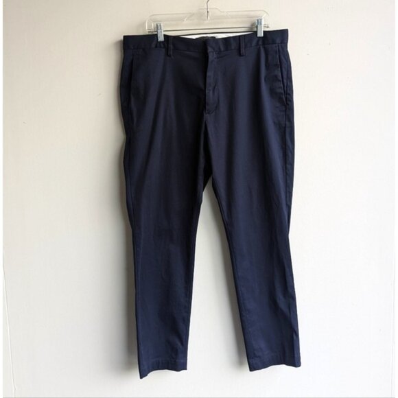 Banana Republic Fulton Skinny Fit Chino Pants - Navy Blue - Picture 3 of 7